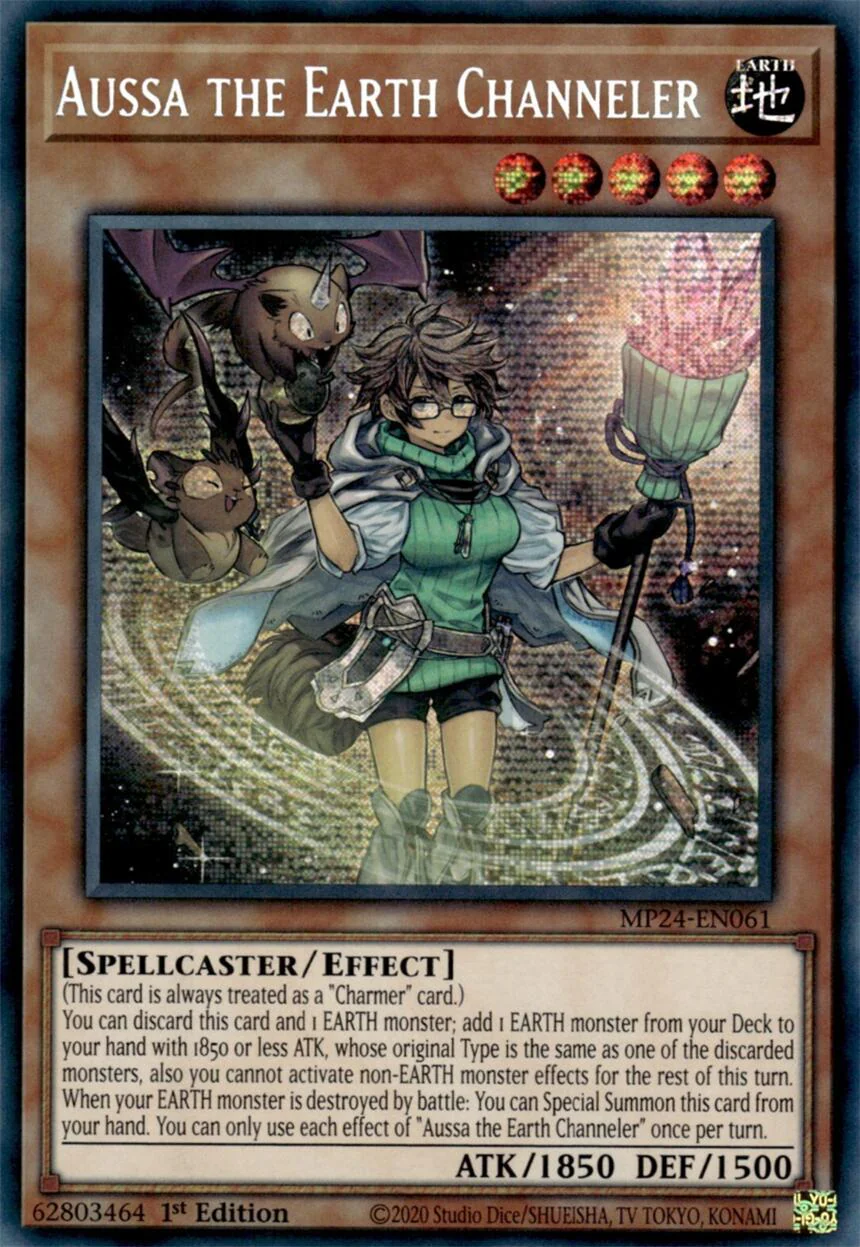 Aussa the Earth Channeler [MP24-EN061] Prismatic Secret Rare - Image 2