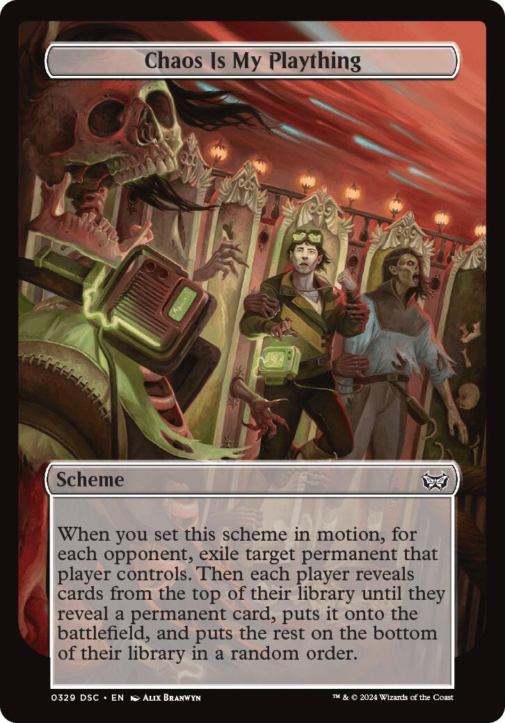 Chaos is My Plaything (Full Art) [Duskmourn: Archenemy] - Image 2