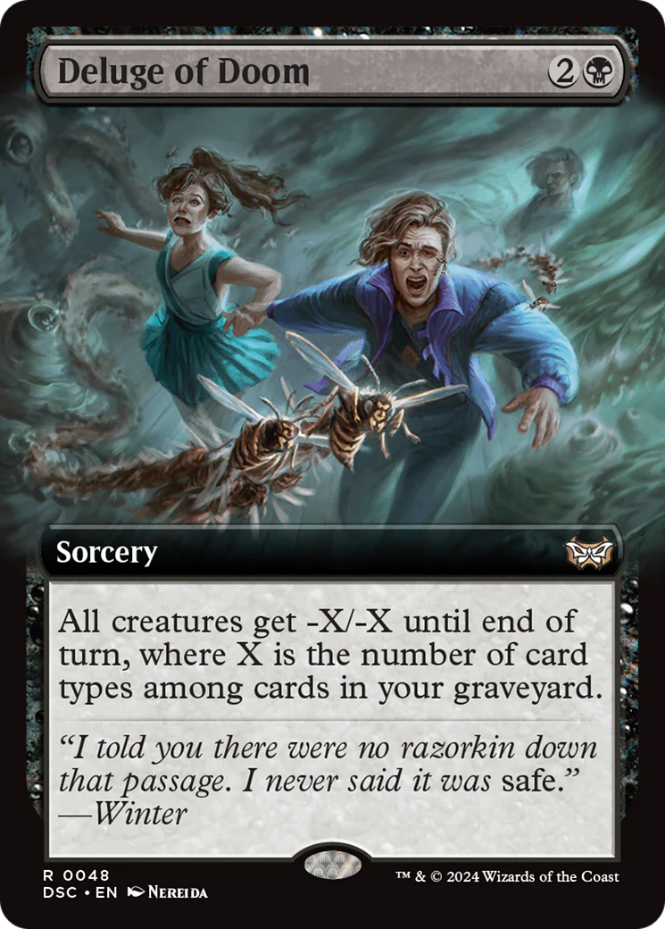 Deluge of Doom (Extended Art) [Duskmourn: House of Horror Commander] - Image 5