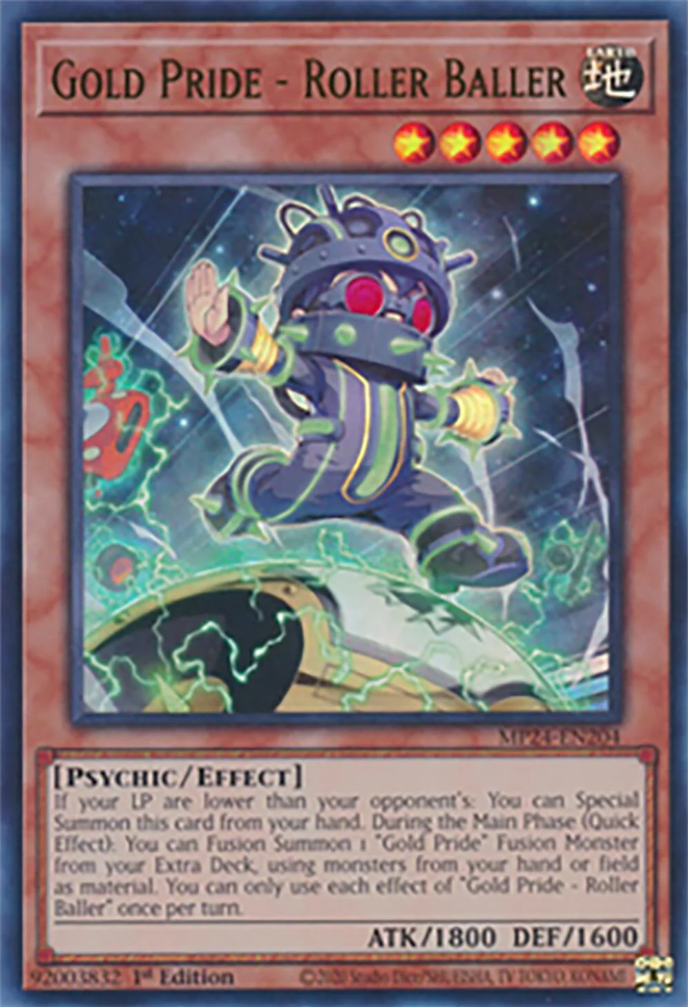 Gold Pride - Roller Baller [MP24-EN204] Ultra Rare - Image 2