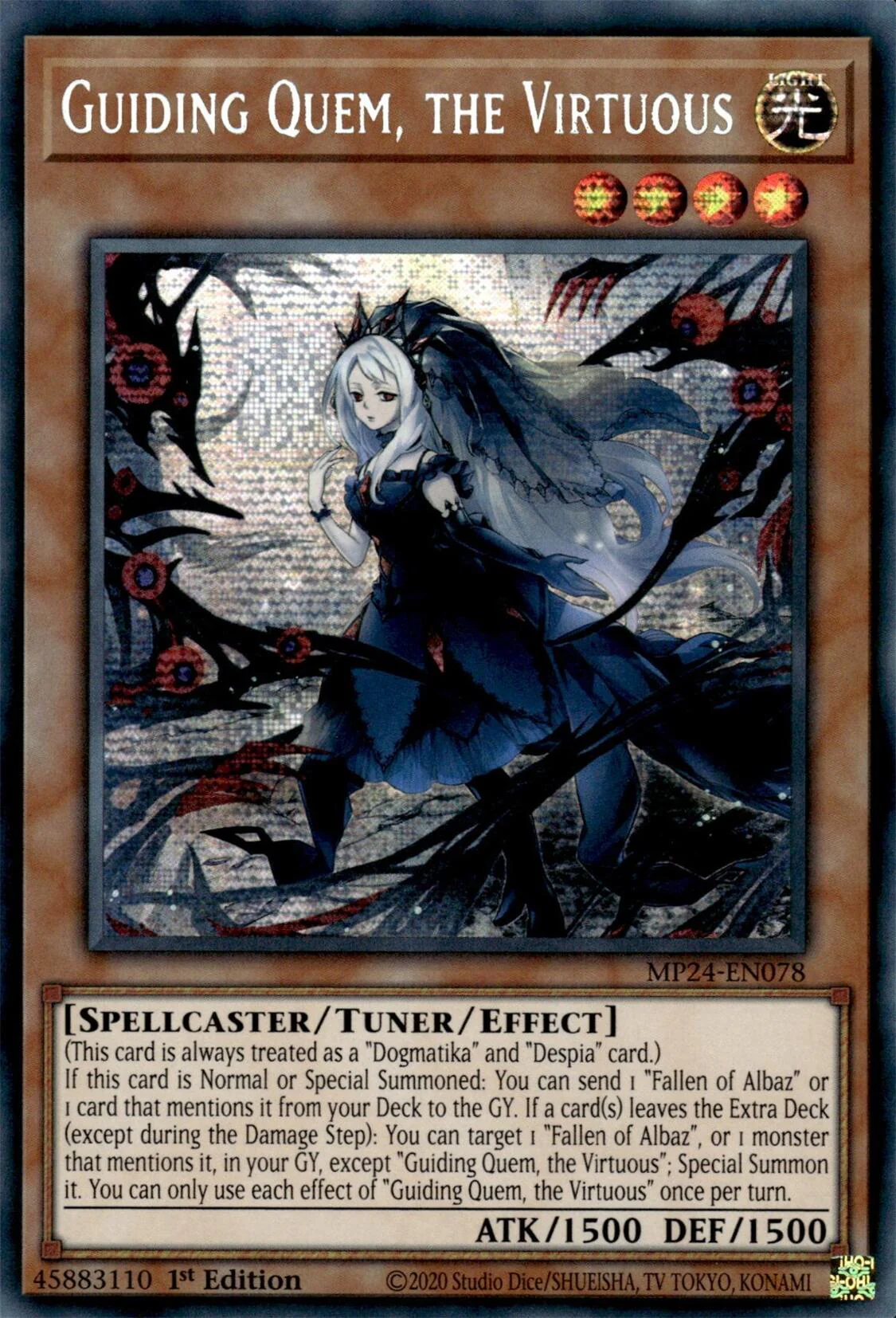 Guiding Quem, the Virtuous [MP24-EN078] Prismatic Secret Rare - Image 3