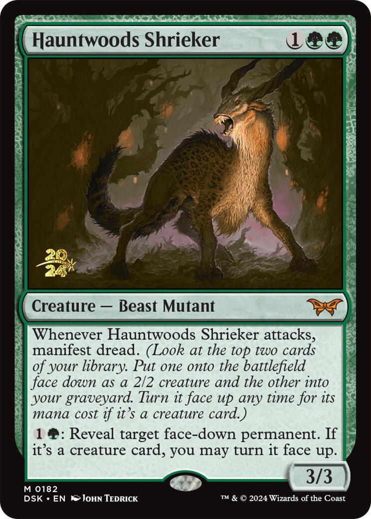 Hauntwoods Shrieker [Duskmourn: House of Horror Prerelease Promos] - Image 2