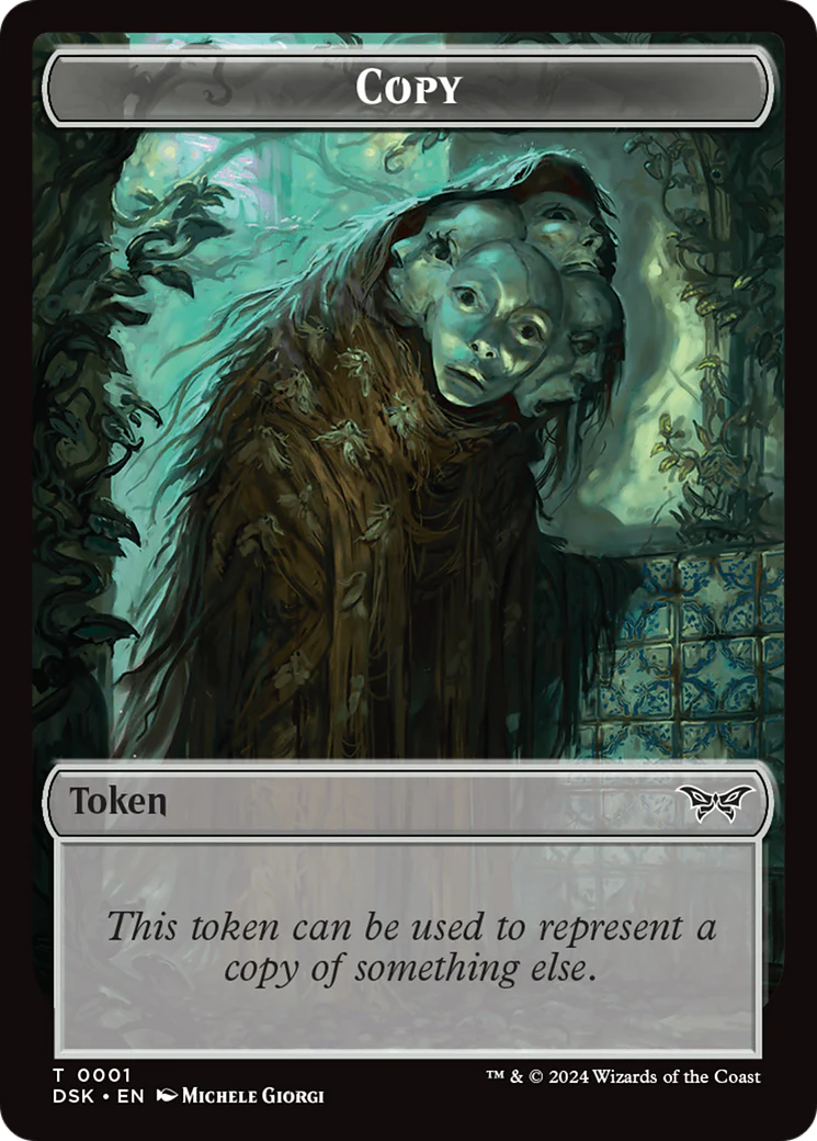 Horror // Copy Double-Sided Token [Duskmourn: House of Horror Tokens] - Image 2