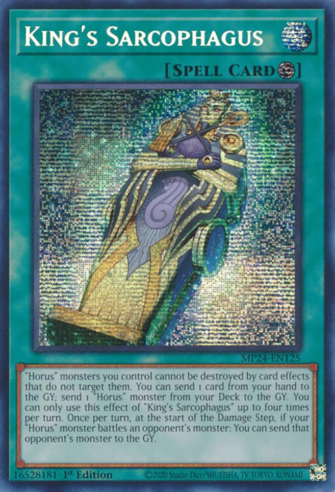 King's Sarcophagus [MP24-EN125] Prismatic Secret Rare - Image 3