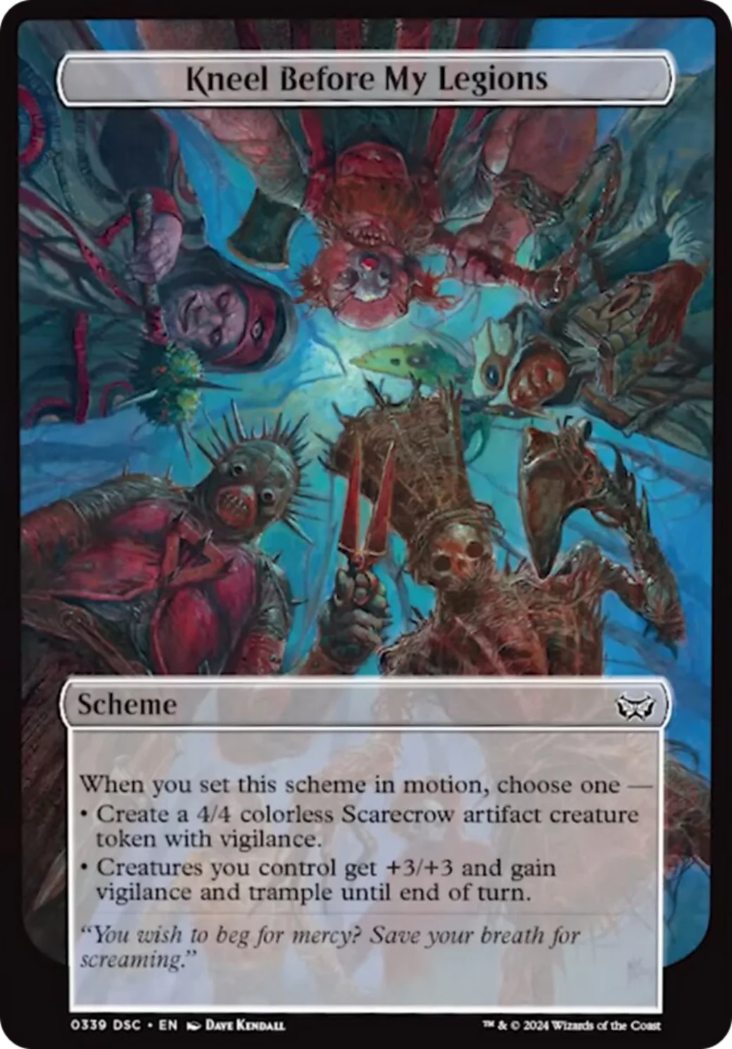 Kneel Before My Legions (Full Art) [Duskmourn: Archenemy] - Image 2