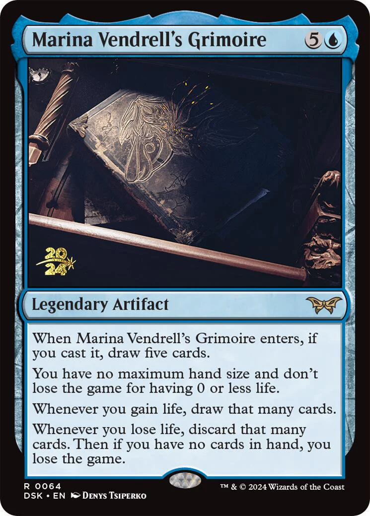 Marina Vendrell's Grimoire [Duskmourn: House of Horror Prerelease Promos] - Image 2