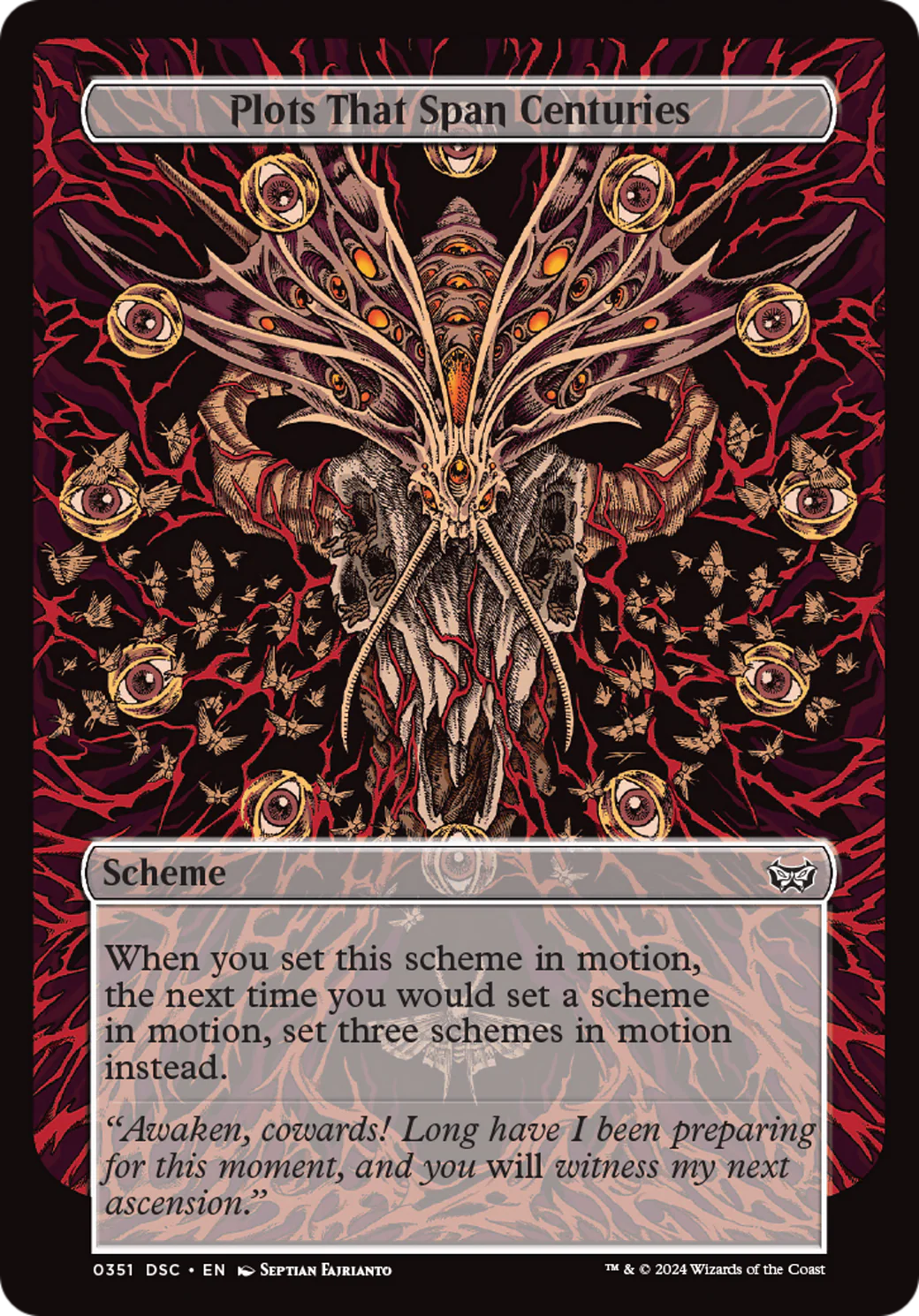Plots That Span Centuries (Full Art) [Duskmourn: Archenemy] - Image 2