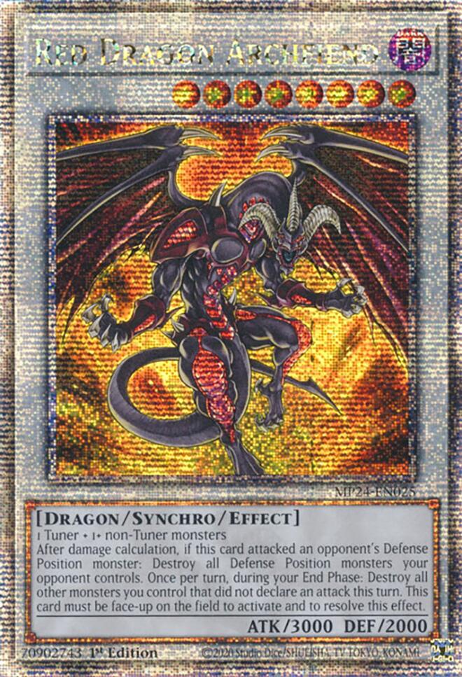 Red Dragon Archfiend [MP24-EN025] Quarter Century Secret Rare - Image 4