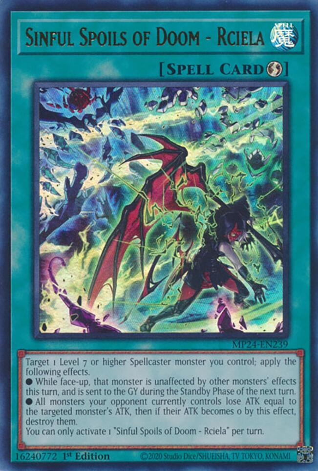 Sinful Spoils of Doom - Rciela [MP24-EN239] Ultra Rare - Image 4