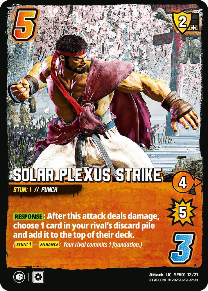 Solar Plexus Strike - Challenger Series: Street Fighter 6 (SF6) (Foil)