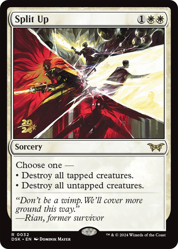 Split Up [Duskmourn: House of Horror Prerelease Promos] - Image 4