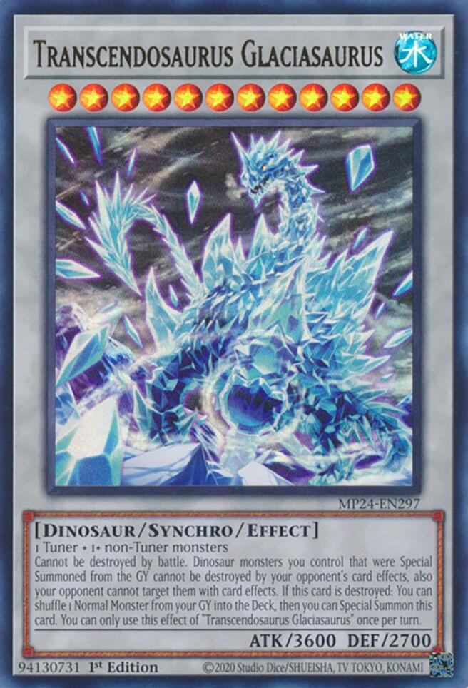 Transcendosaurus Glaciasaurus [MP24-EN297] Ultra Rare - Image 2