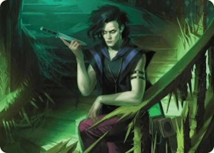 Winter, Misanthropic Guide Art Card [Duskmourn: House of Horror Art Series] - Image 2