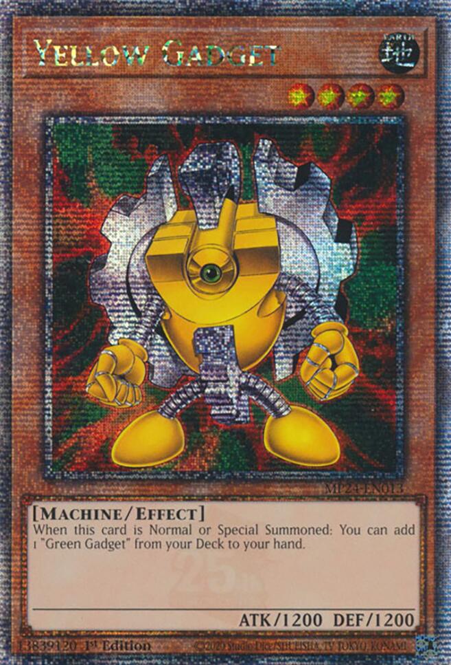 Yellow Gadget [MP24-EN013] Quarter Century Secret Rare - Image 4